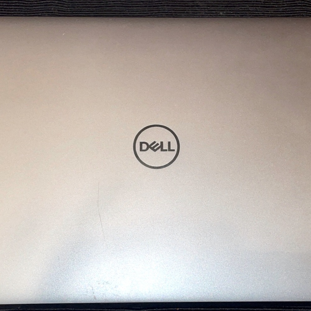 Dell Silver Laptop Modern Design Professional Use